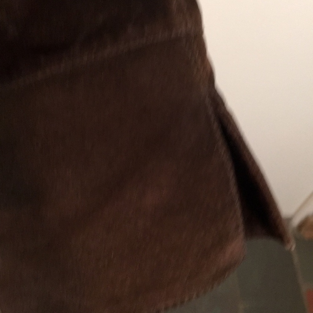 Context Women's Dark Brown Suede Button-Up Jacket - Picture 5 of 8